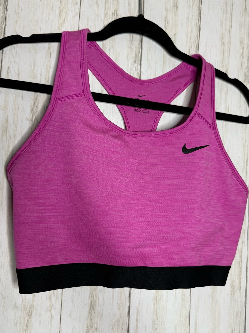 Nike Pink Racerback Sports Bra XL